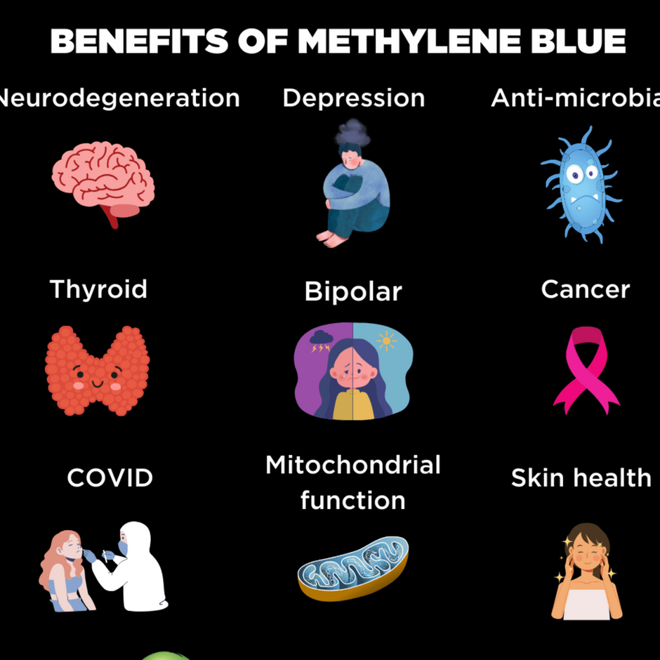 Les bienfaits du Bleu de méthylène